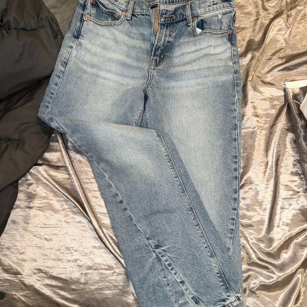 American Eagle Outfitters Classic Blue Straight Leg Jeans